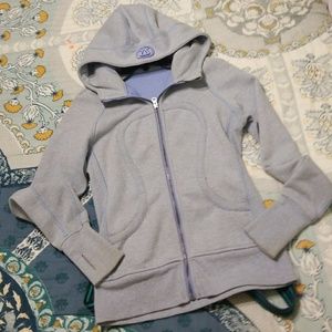 Lululemon scuba heathered grey blue 6